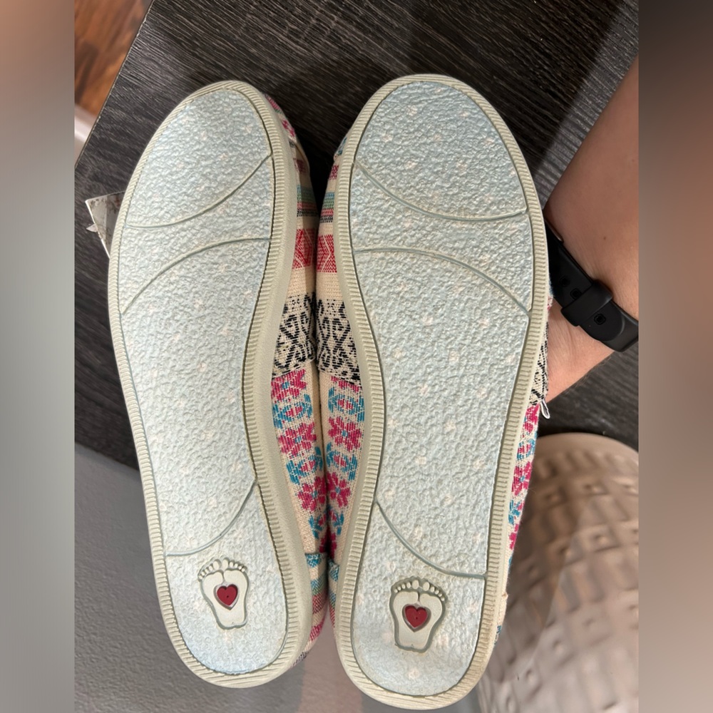 🔆SKECHERS BOBS Memory Foam Aztec Flats size 5! NEW with Tags - Picture 8 of 10